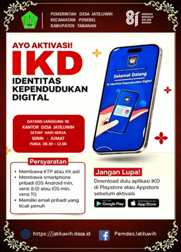 AYO AKTIVASI IKD ( IDENTITAS KEPENDUDUKAN DIGITAL )